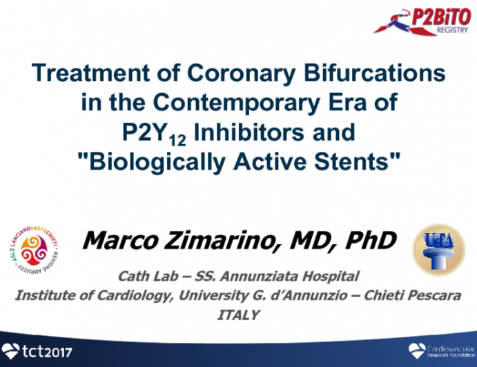 Treatment of Coronary Bifurcations in the Contemporary Era of P2Y12 Inhibitors and "Biologically Active Stents"