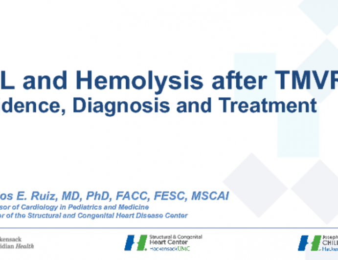 Paravalvular Leak and Hemolysis After TMVR: Incidence, Diagnosis, and Treatment