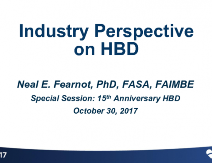 Industry Perspective on HBD