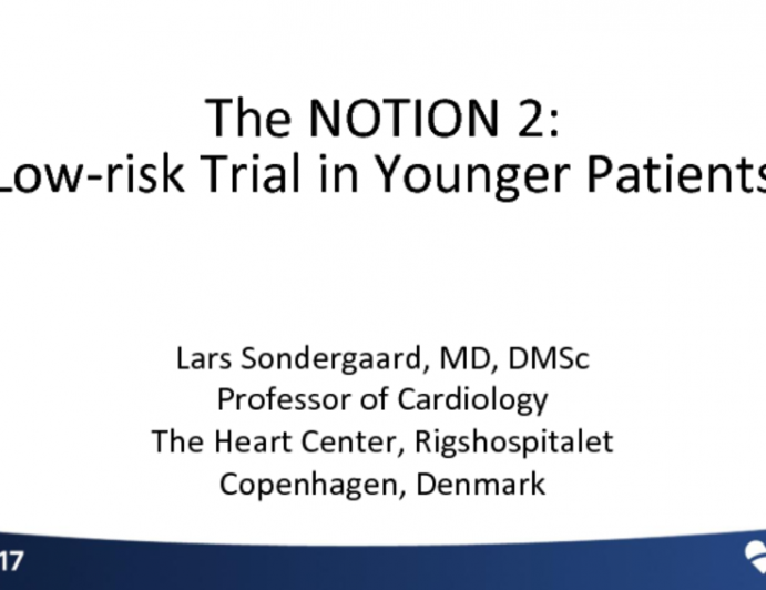 The NOTION 2 Low-risk Trial in Younger Patients