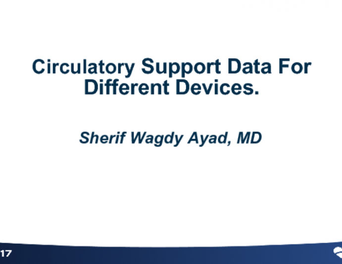 Circulatory Support Data for Different Devices