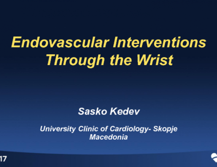 Endovascular Interventions Through the Wrist