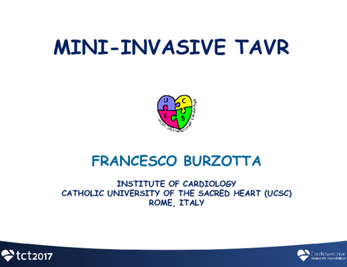 Minimally Invasive Transfemoral TAVR