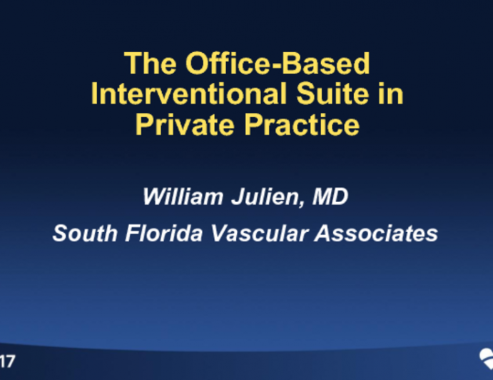 The Office-Based Interventional Suite in Private Practice