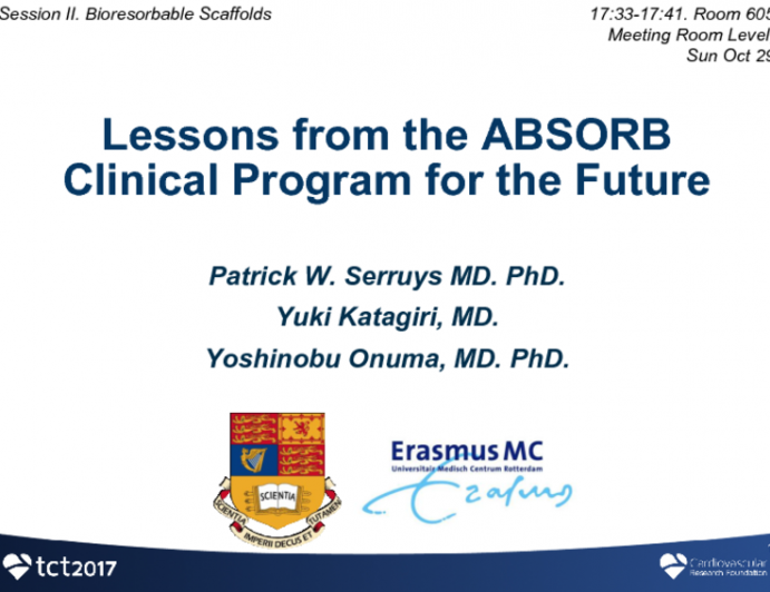 Lessons from the ABSORB Clinical Program for the Future