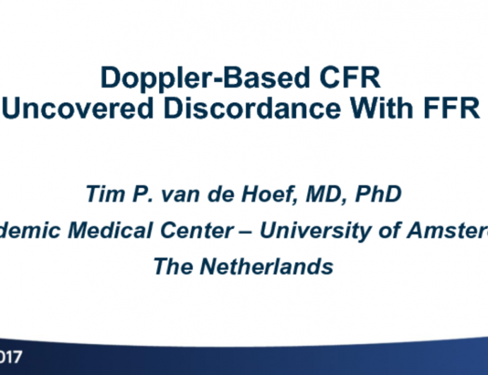 In This Case: Doppler-Based CFR Uncovered Discordance With FFR (With Discussion)