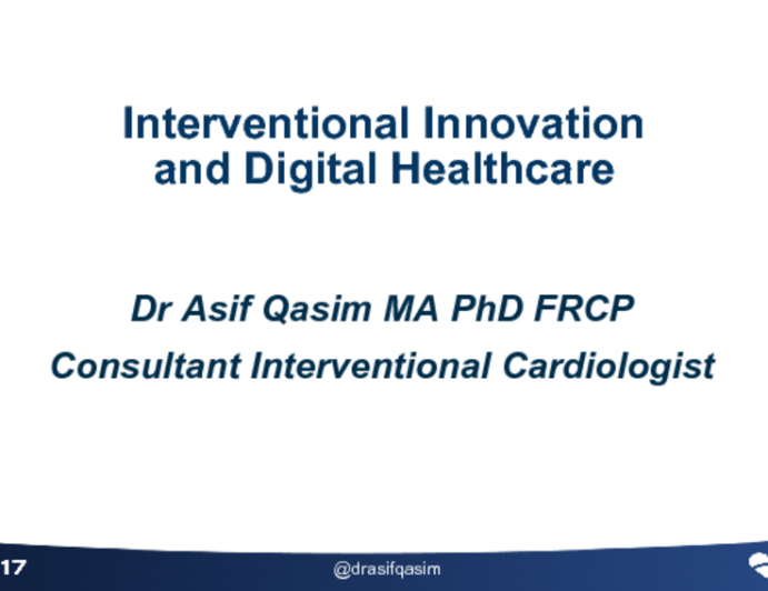 Moderated Discussion: Interventional Innovation and Digital Health Care