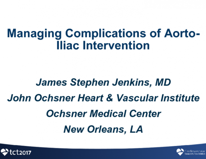Managing Complications of Aorto-Iliac Intervention