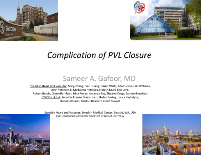 Case #10: A Complication From Paravalvular Leak Closure (With Discussion)