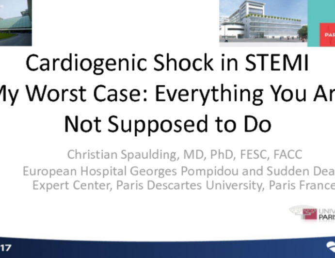 Case #5: Cardiogenic Shock in STEMI - My Worst Case (Everything You Are Not Supposed to Do) (With Discussion)