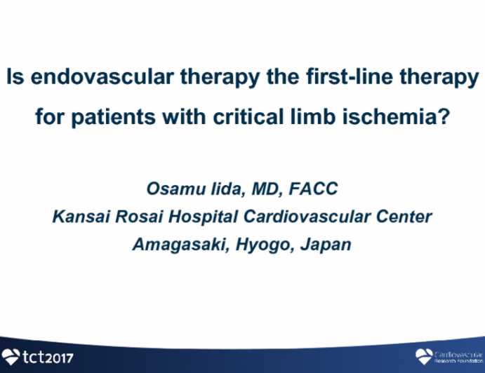 Is Endovascular Intervention the First-line Therapy for Patients With Critical Limb Ischemia?