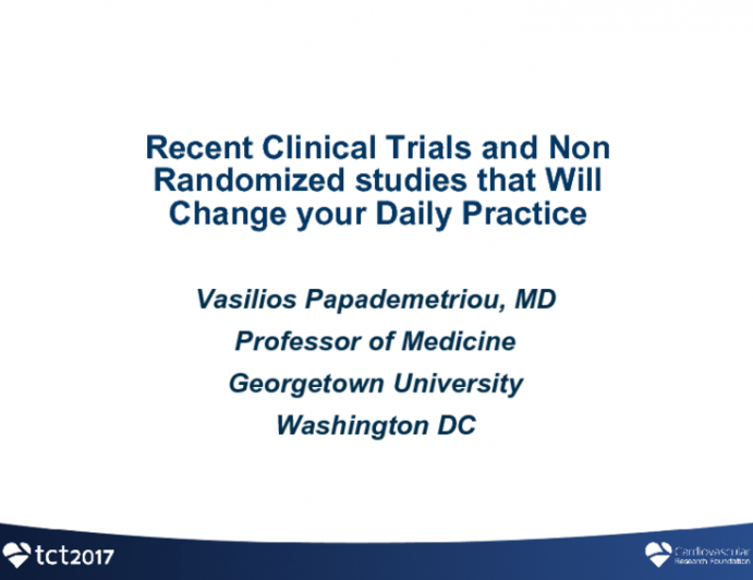 Recent Clinical Trials and Nonrandomized Studies That Will Change Your Daily Practice