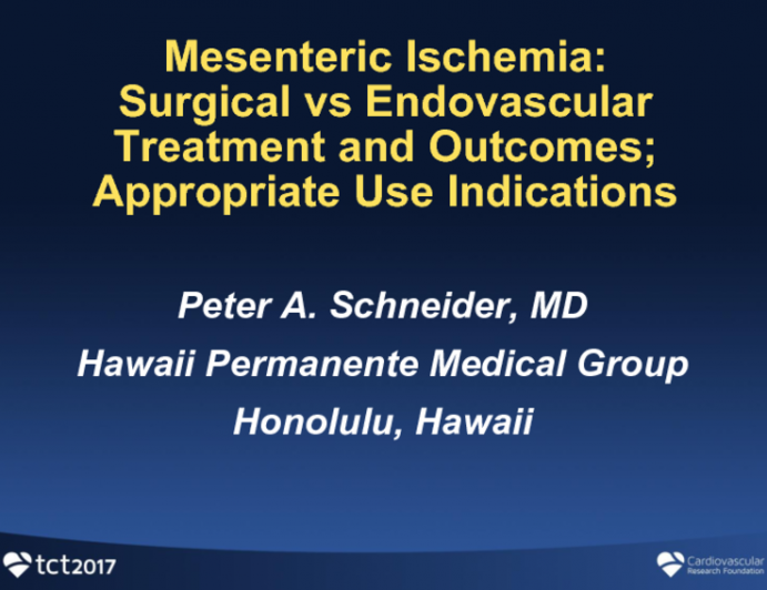 Surgical vs Endovascular Treatment and Outcomes: Appropriate Use Considerations