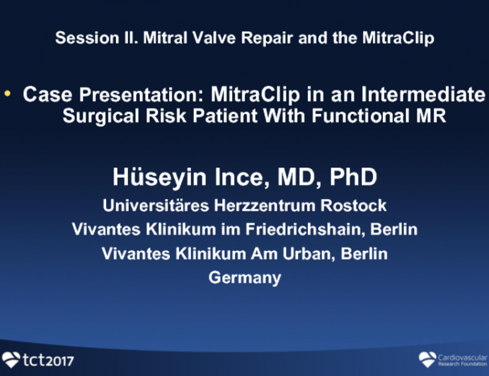 Case Presentation: MitraClip in an Intermediate Surgical Risk Patient With Functional MR