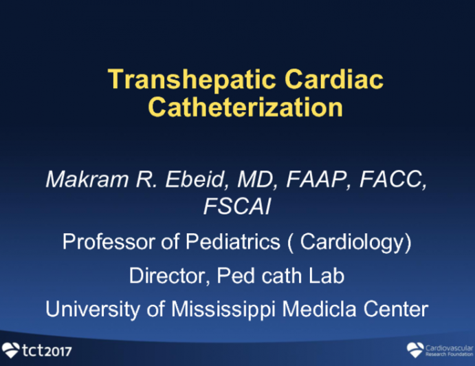 Case #6: Complex Vascular Access - The Transhepatic Approach (With Discussion)