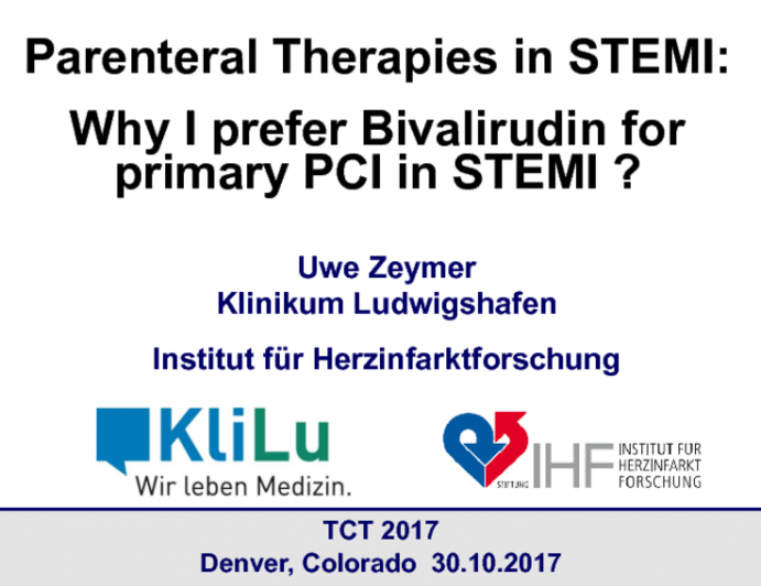 Why I Prefer Bivalirudin for Primary PCI in STEMI!