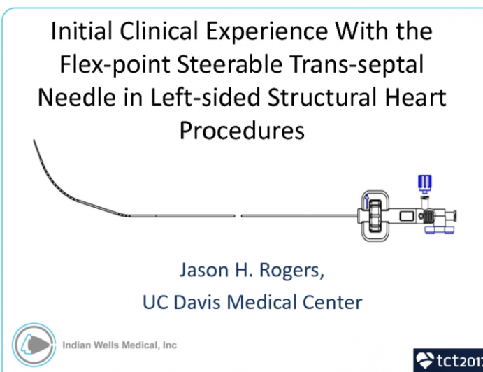 Initial Clinical Experience With the Flex-point Steerable Trans-septal Needle in Left-sided Structural Heart Procedures