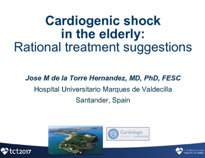 Cardiogenic Shock in the Elderly: Rational Treatment Suggestions