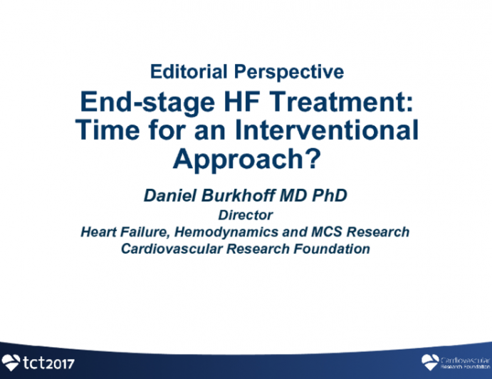 Editorial Perspective: End-stage HF Treatment: Time for An Interventional Approach?