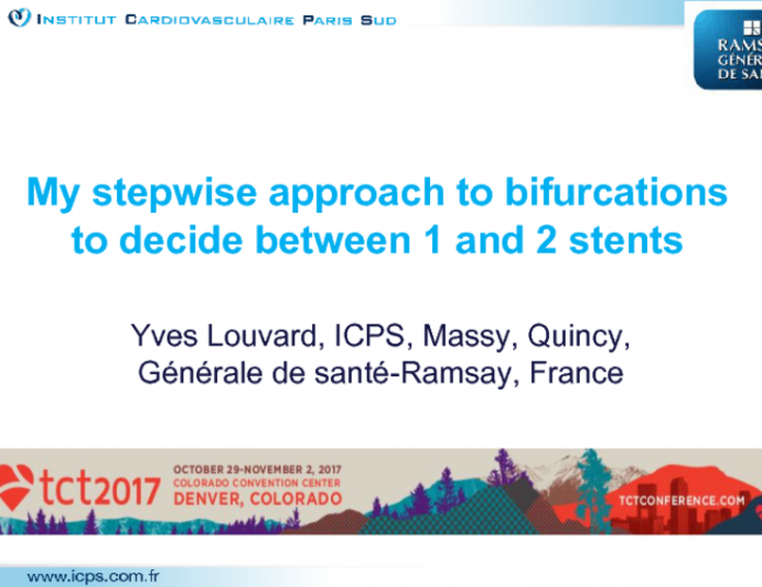 My Stepwise Approach to Bifurcations to Decide Between 1 and 2 Stents (With Case Examples)