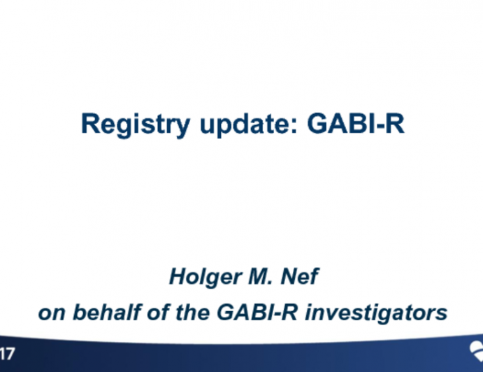 Registry Update: GABI-R