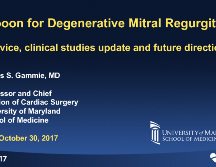 Harpoon for Degenerative MR: Device, Clinical Studies Update, and Future Directions