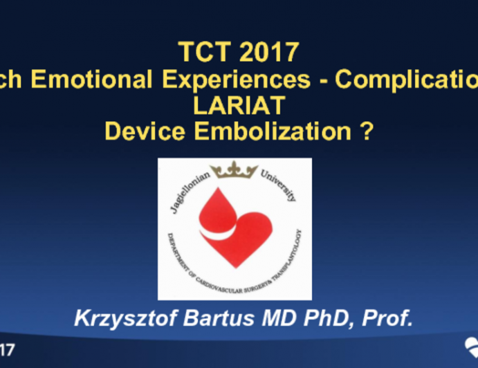 Case #6: LAA Closure - Device Embolization (With Discussion)