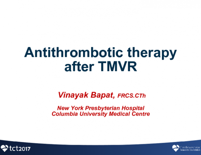 Antithrombotic Therapy Considerations After TMVR: What Can We Learn From the Surgical Experience?