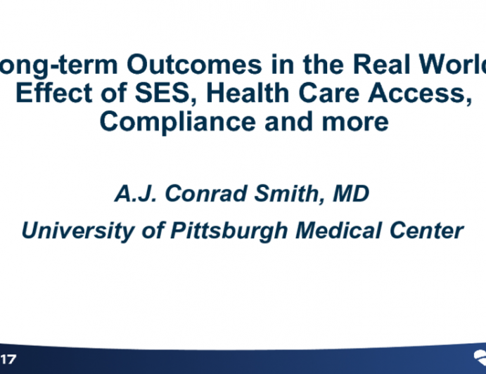 Long-term Outcomes in the Real World: Effect of Socioeconomic Status, Healthcare Access, Compliance, and More