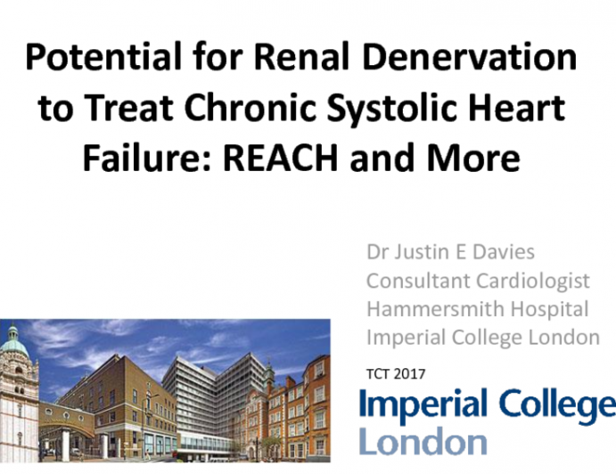 Potential for Renal Denervation to Treat Chronic Systolic Heart Failure: REACH and More