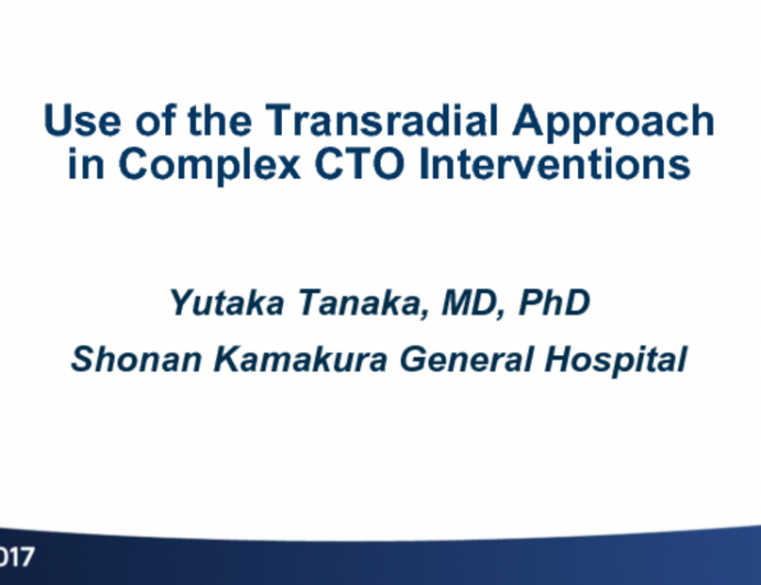 Use of the Transradial Approach in Complex CTO Interventions