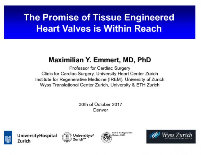 Futuristic and Novel #1: The Promise of Tissue Engineered Bioprosthetic Heart Valves (Both Surgical and Transcatheter) is Within Reach