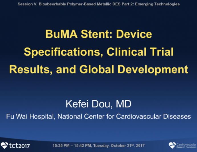 Buma Stent: Device Specifications, Clinical Trial Results, and Global Development