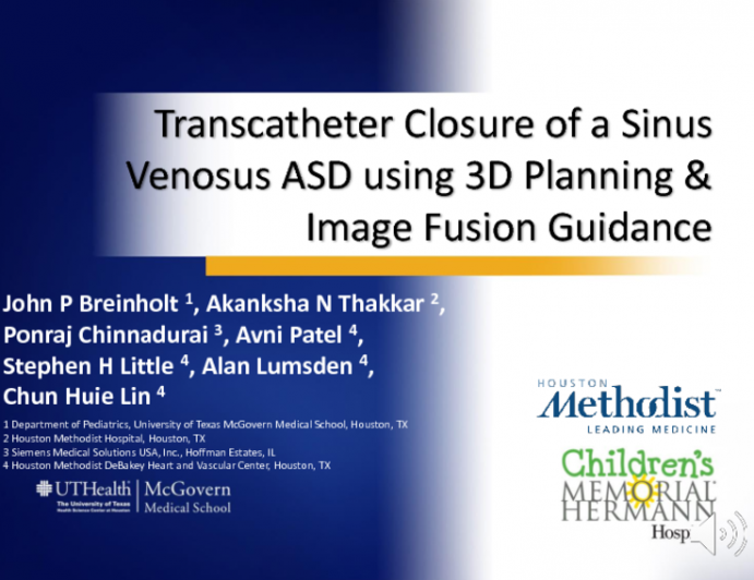 Transcatheter Closure of a Sinus Venosus ASD With Partial Anomalous Pulmonary Venous Connection