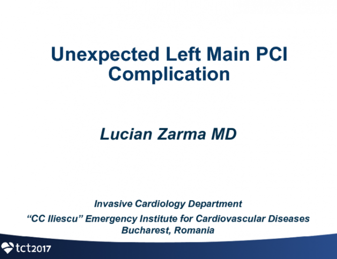 Romania Presents: My Worst Complication During ACS PCI