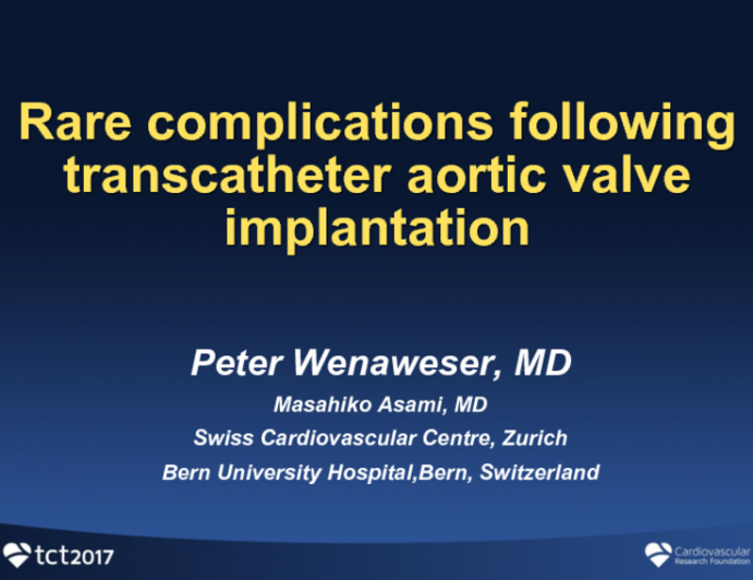 Switzerland Presents: Cases Demonstrating TAVR Limitations