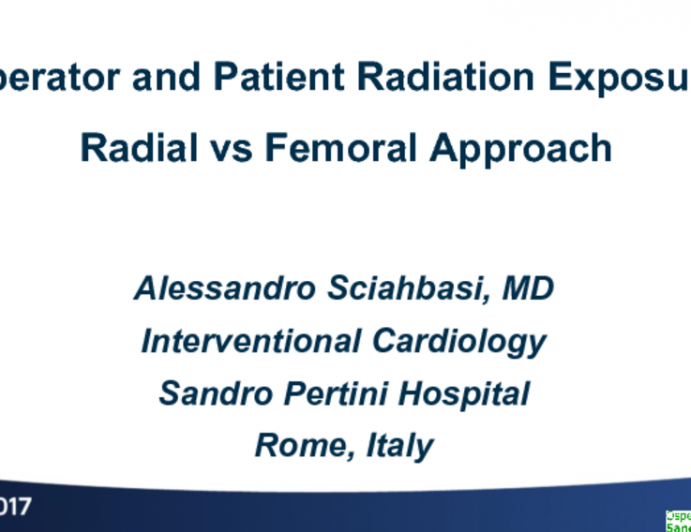 Operator and Patient Radiation Exposure: Radial vs Femoral Approach