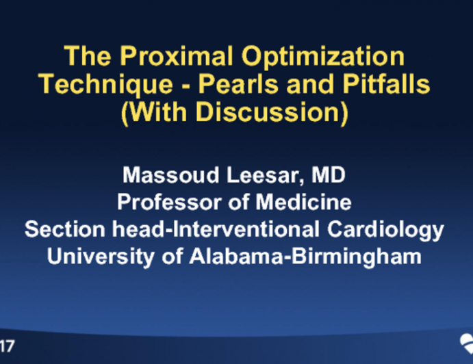 Case #2: The Proximal Optimization Technique - Pearls and Pitfalls (With Discussion)