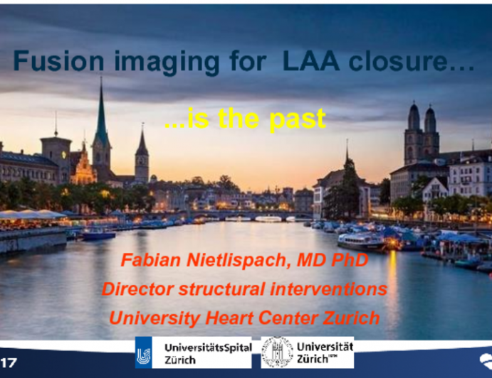 Debate: Fusion Imaging for LAA Closure Is the Past!
