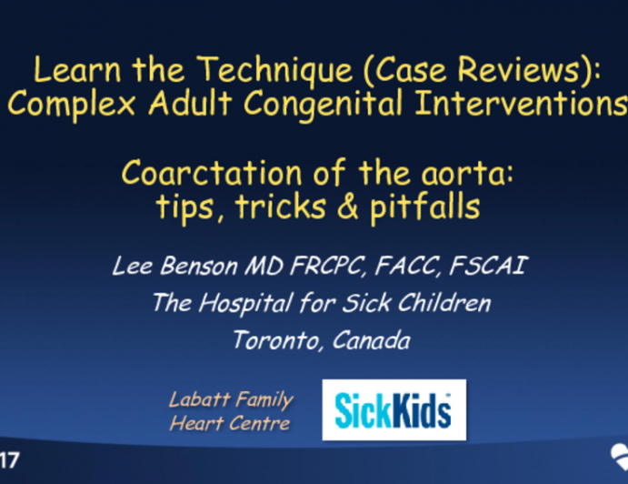 Case #1: Coarctation of the Aorta: Tips, Tricks, and Pitfalls (With Discussion)