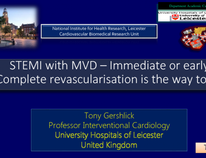 Debate: STEMI With Multivessel Disease - Immediate (or Early) Routine Complete Revascularization Is the Way to Go