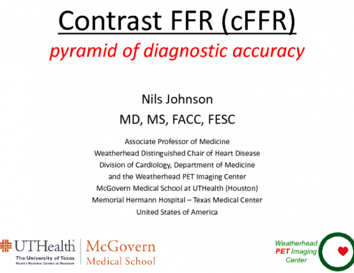 Contrast FFR (cFFR): Pyramid of Diagnostic Accuracy