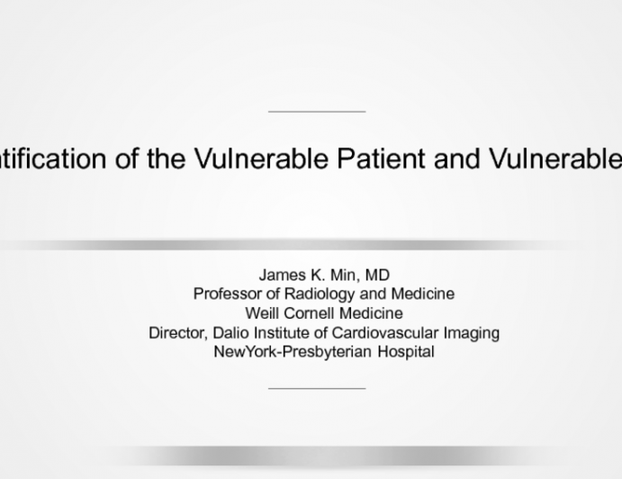 CT Identification of the Vulnerable Patient and Vulnerable Plaque