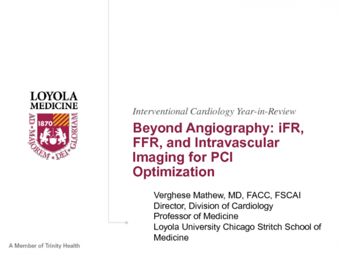 Beyond Angiography: iFR, FFR, and Intravascular Imaging for PCI Optimization