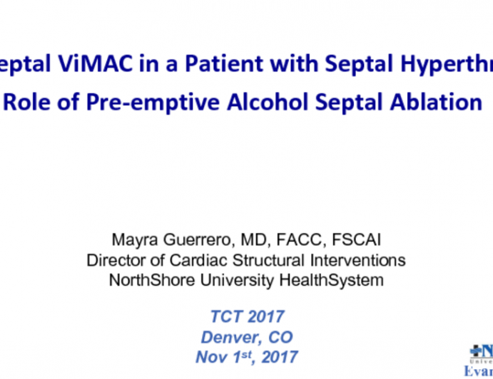 Transseptal TMVR In MAC in a Patient With Septal Hypertrophy: Role of Pre-emptive Alcohol Septal Ablation