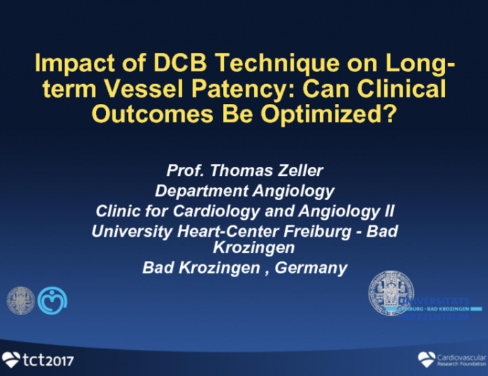Impact of DCB Technique on Long-term Vessel Patency: Can Clinical Outcomes Be Optimized?