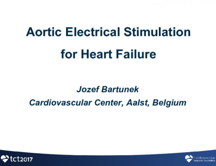 Aortic Arch Electrical Stimulation for Heart Failure