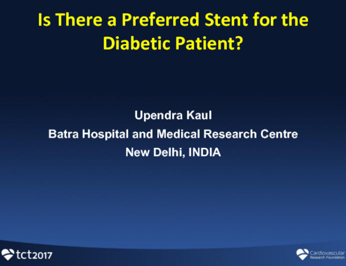 Is There a Preferred Stent for the Diabetic Patient?