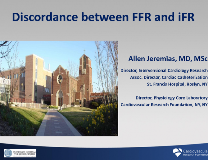 Case #3 (With Discussion): Discordance Between FFR and iFR