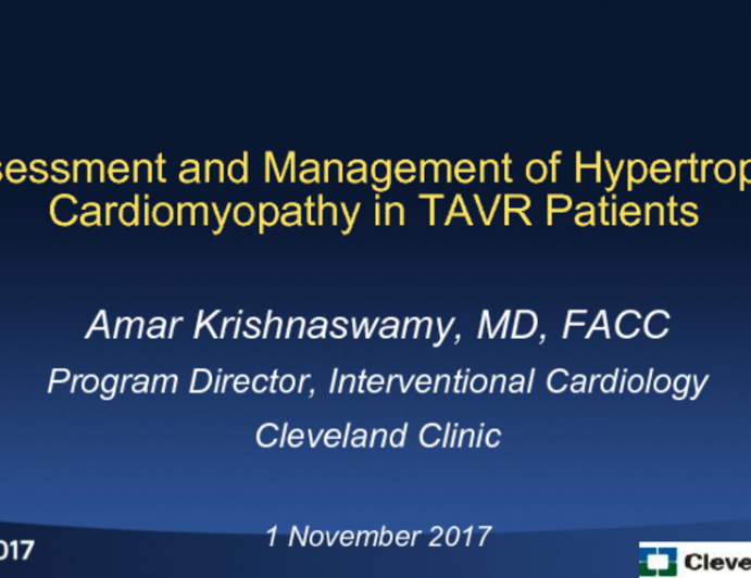 TAVR for Severe AS… and Hypertrophic Cardiomyopathy